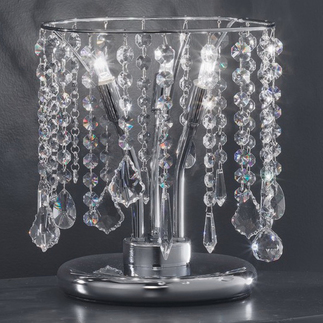 Voltolina table lamp silk crystal