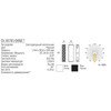 Светильник для магнитных шинных систем Donolux DL18781/06M Black