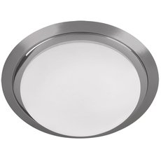 Круглый настенно-потолочный светильник IDLamp 371/20PF-Whitechrome