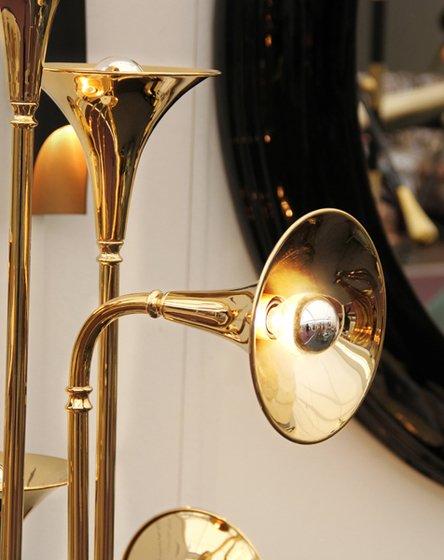 Botti floor handmade brass lamp 01b