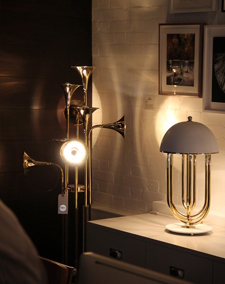 Botti floor handmade brass lamp 01a