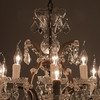 Люстра BLS 30258 19th c Rococo iron and clear crystal