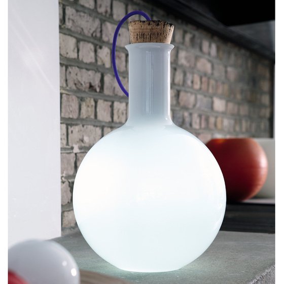 Labware sphere table lamp