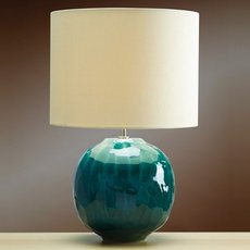Настольная лампа с абажуром Luis Collection LUI/GREEN GLOBE