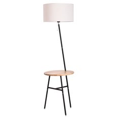 Торшер со столиком Arte Lamp A9202PN-1BK