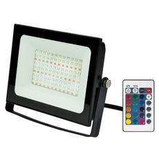 Прожектор светильник для уличного освещения Uniel ULF-F60-50W-RGB IP65 200-240В BLACK