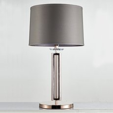 Настольная лампа в спальню Newport 4401/T black nickel без абажура