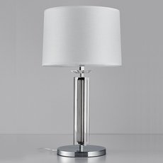 Настольная лампа с абажуром Newport 4401/T chrome без абажура