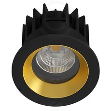 Встраиваемый точечный светильник LEDRON FAST TOP MINI BLACK-GOLD