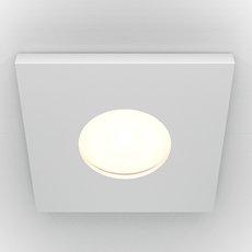 Влагозащищенный точечный светильник Maytoni DL083-01-GU10-SQ-W