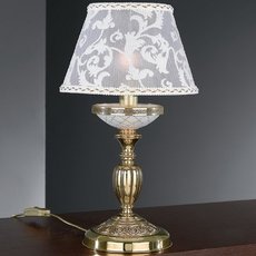 Настольная лампа с абажуром Reccagni Angelo P 7132 P