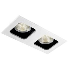 Встраиваемый точечный светильник Donolux DL18614/02WW-SQ White/Black