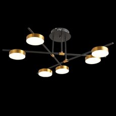 Люстра в кухню Natali Kovaltseva LED LAMPS 81101/6C GOLD BLACK