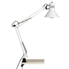 Настольная лампа с арматурой белого цвета, металлическими плафонами Brilliant 10802/05