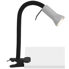 Настольная лампа с арматурой чёрного цвета, металлическими плафонами Brilliant 24705/11