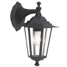 Светильник для уличного освещения с арматурой чёрного цвета, стеклянными плафонами Brilliant 40282/06