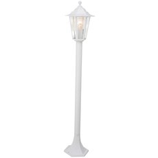 Светильник для уличного освещения с арматурой белого цвета, стеклянными плафонами Brilliant 40285/05