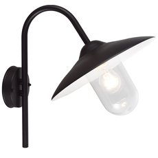Светильник для уличного освещения с арматурой чёрного цвета, стеклянными плафонами Brilliant 41181/06