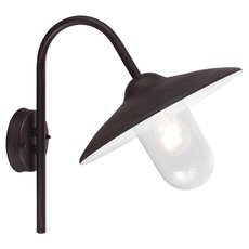 Светильник для уличного освещения с арматурой коричневого цвета, стеклянными плафонами Brilliant 41181/55