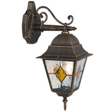 Светильник для уличного освещения с арматурой бронзы цвета, стеклянными плафонами Brilliant 43882/86