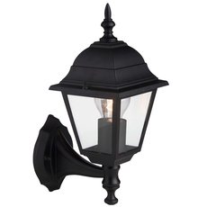 Светильник для уличного освещения с арматурой чёрного цвета, плафонами прозрачного цвета Brilliant 44281/06