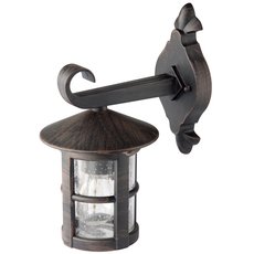 Светильник для уличного освещения с арматурой коричневого цвета, плафонами прозрачного цвета Brilliant 45582/60
