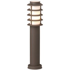 Светильник для уличного освещения с арматурой коричневого цвета, плафонами белого цвета Brilliant 46884/55