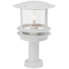 Светильник для уличного освещения с арматурой белого цвета, пластиковыми плафонами Brilliant 47884/05