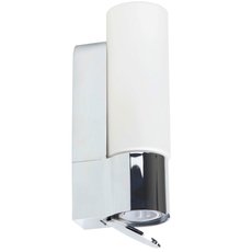 Светильник для ванной комнаты с арматурой хрома цвета, плафонами белого цвета Brilliant 90007B15