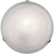 Настенно-потолочный светильник с стеклянными плафонами белого цвета Brilliant 90103/05