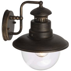 Светильник для уличного освещения с арматурой коричневого цвета, плафонами прозрачного цвета Brilliant 96128/86