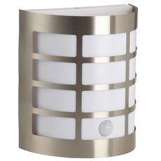Светильник для уличного освещения с арматурой никеля цвета, плафонами белого цвета Brilliant 96183/82