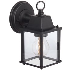 Светильник для уличного освещения с арматурой чёрного цвета, стеклянными плафонами Brilliant 96186/06