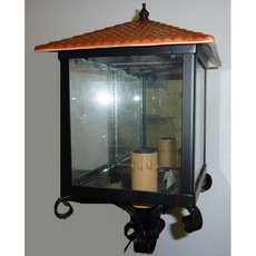 Светильник для уличного освещения с арматурой чёрного цвета, плафонами прозрачного цвета Joalpa FE-14