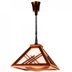 Светильник с плафонами коричневого цвета Lumin Arte PLW0030140E27BR
