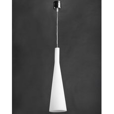 Светильник с арматурой хрома цвета, плафонами белого цвета Lux LX_US9142B/WH
