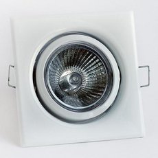 Точечный светильник с арматурой белого цвета, металлическими плафонами NOBILE D3830Q белый