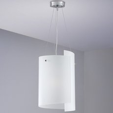 Светильник с арматурой хрома цвета, плафонами белого цвета Padana Lampadari 109/SG-BI