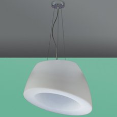 Светильник с арматурой никеля цвета, плафонами белого цвета Padana Lampadari 183/SG