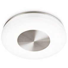 Светильник для ванной комнаты с арматурой никеля цвета, плафонами белого цвета Philips 32070/17/16
