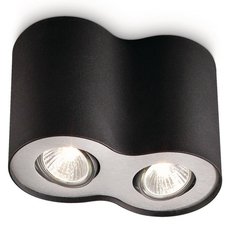 Точечный светильник с арматурой чёрного цвета Philips 56332/30/16