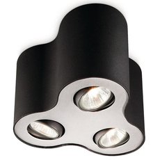Точечный светильник с арматурой чёрного цвета Philips 56333/30/16