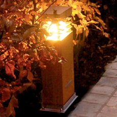 Светильник для уличного освещения с арматурой коричневого цвета Royal Botania REC40