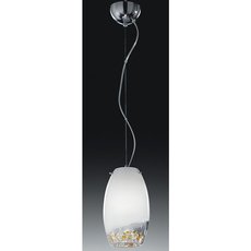 Светильник с стеклянными плафонами белого цвета Voltolina Reflex o15 Amber