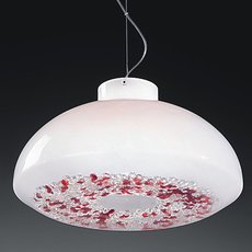 Светильник с арматурой хрома цвета, плафонами белого цвета Voltolina Reflex o45 Red