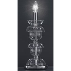Настольная лампа с арматурой хрома цвета Voltolina Table Lamp Miro
