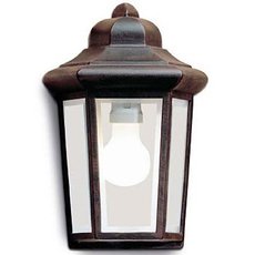 Светильник для уличного освещения с арматурой коричневого цвета, стеклянными плафонами Leds-C4 05-8762-18-37