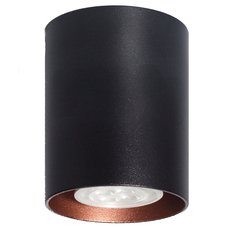 Точечный светильник с арматурой чёрного цвета, металлическими плафонами АртПром Tubo P1 12C