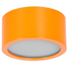 Точечный светильник с арматурой оранжевого цвета АртПром Tubo IP P1 17