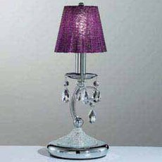 Настольная лампа с плафонами фиолетового цвета IDL 301/1L